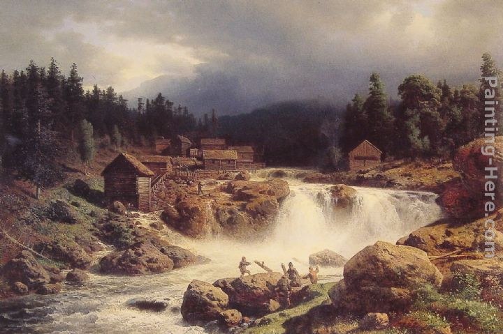 Herman Herzog Norwegian Landscape